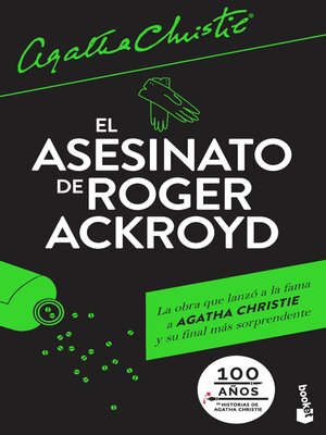 cover image of El asesinato de Roger Ackroyd